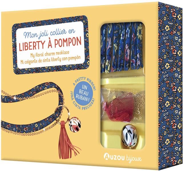 Emprunter MON SUPERBE BIJOU - MON JOLI COLLIER EN LIBERTY A POMPON livre