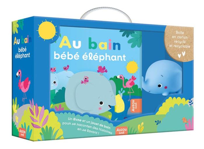 Emprunter Coffret Au bain bébé éléphant. Avec 1 jouet offert livre