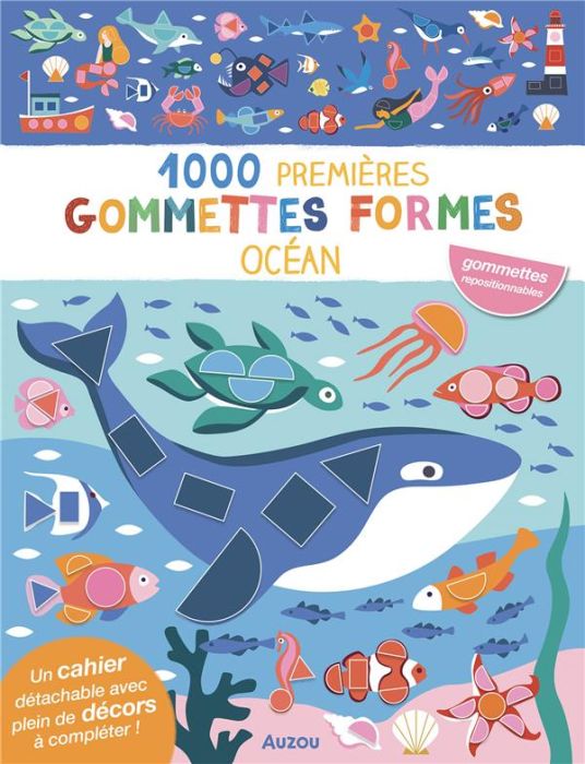 Emprunter 1000 premières gommettes formes océan livre