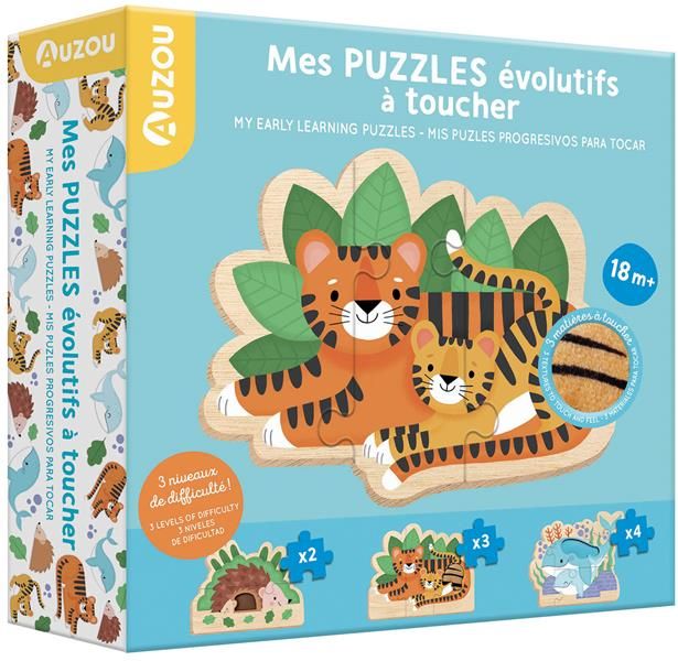 Emprunter MES PUZZLES ÉVOLUTIFS À TOUCHER livre