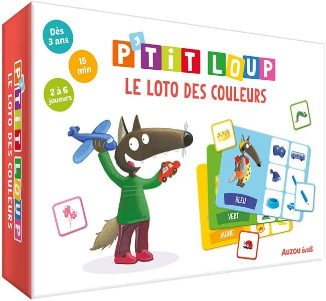 Emprunter P'TITS JEUX - P'TIT LOUP - LE LOTO DES COULEURS livre