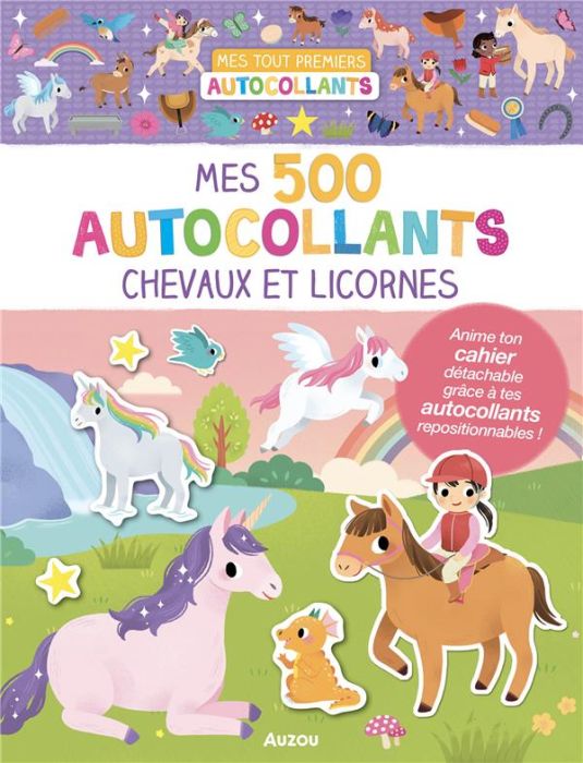 Emprunter Mes 500 autocollants chevaux et licornes livre