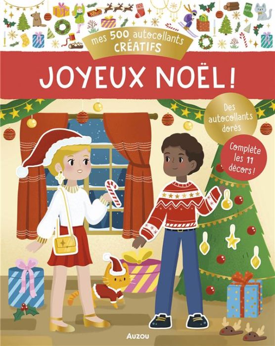 Emprunter Mes 500 autocollants créatifs. Joyeux Noël ! livre