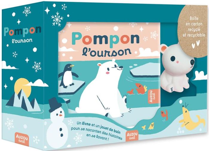 Emprunter Pompon l'ourson. Coffret avec un livre pour le bain et un jouet de bain livre