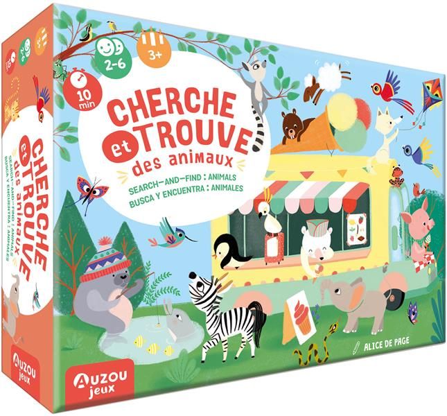 Emprunter P'TITS JEUX - CHERCHE ET TROUVE - LES ANIMAUX DU MONDE livre