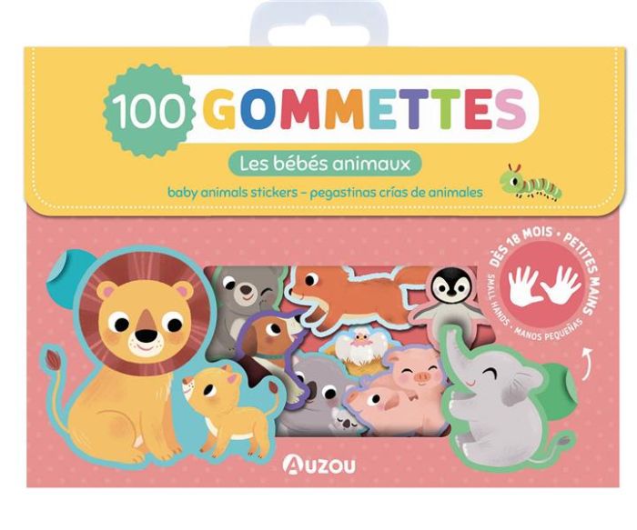 Emprunter Les bébés animaux. 100 gommettes livre