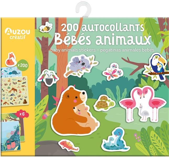 Emprunter MA POCHETTE D'ARTISTE - 200 AUTOCOLLANTS BEBES ANIMAUX livre