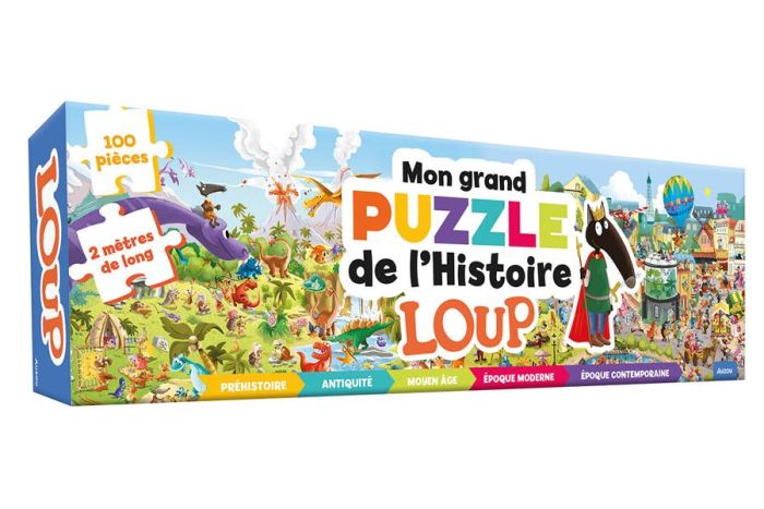 Emprunter MON GRAND PUZZLE DE L'HISTOIRE LOUP livre