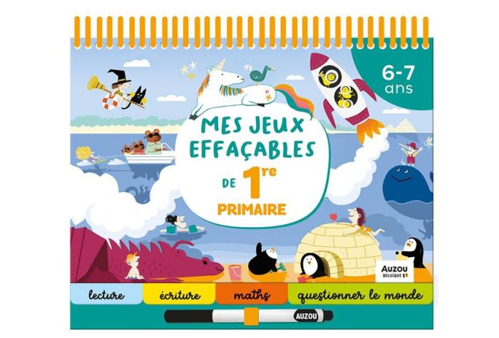 Emprunter Mes jeux effaçables de 1re primaire livre