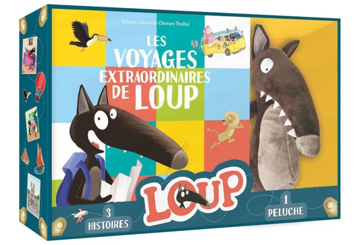 Emprunter Les voyages extraordinaires de Loup. Coffret avec une peluche et Le loup qui voulait faire le tour d livre