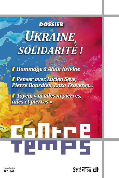 Emprunter ContreTemps n°53. Ukraine, solidarité! livre