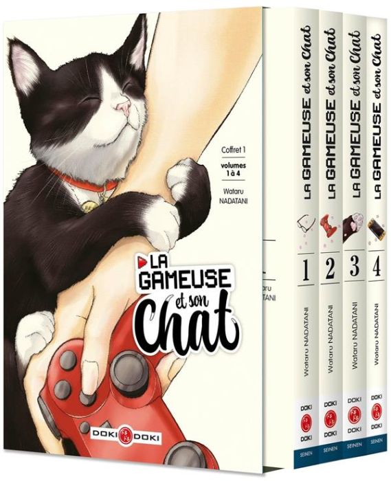 Emprunter La gameuse et son chat : Coffret en 4 volumes : Tome 1 à 4 livre