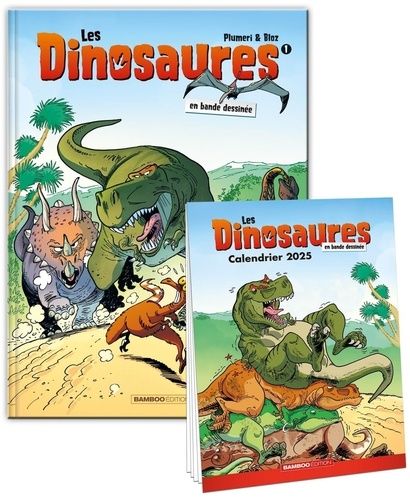 Emprunter Les dinosaures en bande dessinée Tome 1 : Avec un calendrier offert. Edition 2025 livre