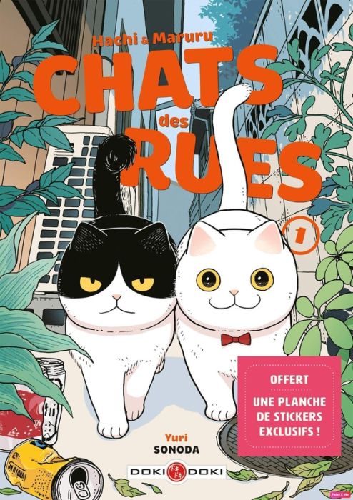 Emprunter Hachi & Maruru, chats des rues Tome 1 : Une planche de stickers exclusifs offerte ! Edition limitée livre