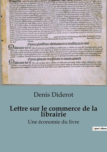 Emprunter Lettre sur le commerce de la librairie. Une économie du livre livre