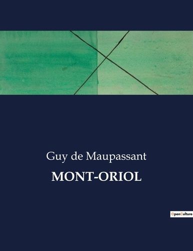 Emprunter Mont-oriol. . livre