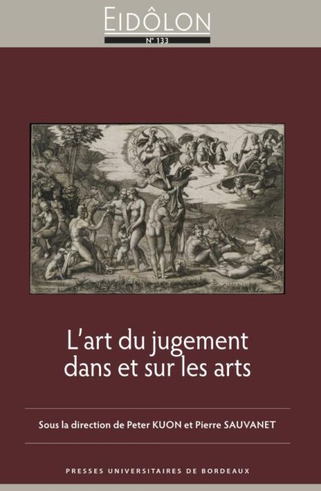 Emprunter Eidôlon N° 133 : L’art du jugement dans et sur les arts livre