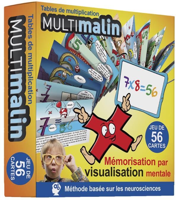 Emprunter MULTIMALIN. Tables de multiplication. Jeu de 56 cartes, mémorisation par visualisation mentale livre