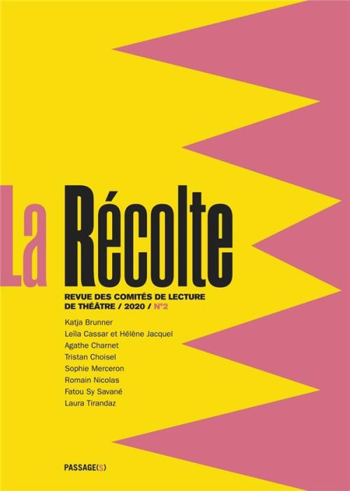 Emprunter La Récolte - Revue des comités de lecture de théâtre N° 2, 2020 livre