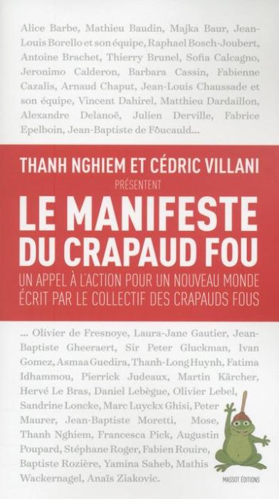 Emprunter Le manifeste du crapaud fou. Un appel à l'action pour un nouveau monde écrit par le collectif des cr livre