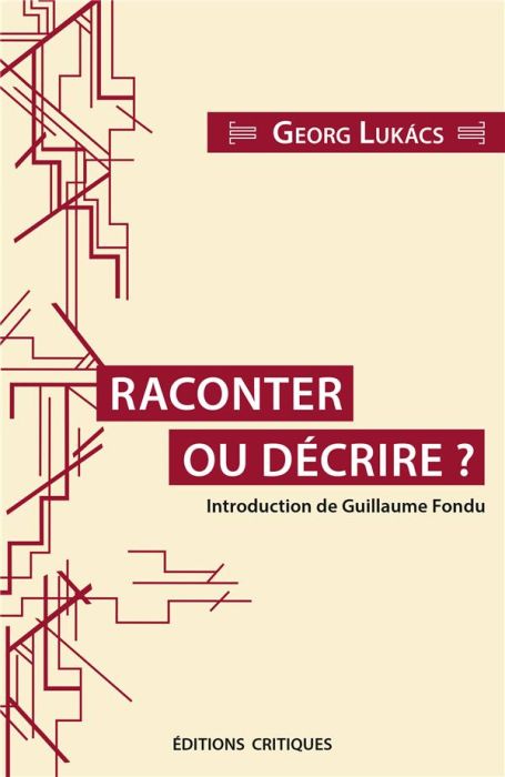 Emprunter Raconter ou décrire ? livre