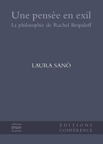 Emprunter Une pensée en exil. La philosophie de Rachel Bespaloff livre