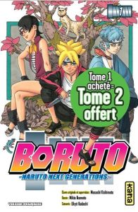 Boruto - Pack 2 tomes pour le prix de 1 : Tomes 1 et 2 - Kisihimoto Masashi - Ikemoto Mikio