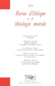 Revue d'éthique et de théologie morale N° 254, Juin 2009 - Lemoine Laurent