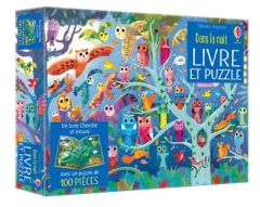 Dans la nuit. Un livre cherche et trouve et 1 puzzle de 100 picèes - Robson Kirsteen - Lucas Gareth - Russell Ruth - Du