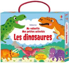 Les dinosaures. Ma valisette. Mes petites activités. Avec 3 livres et plus de 200 autocollants - Robson Kirsteen - Nicholls Paul - Baggott Stella -