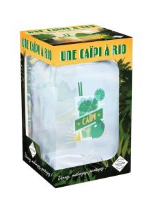 Une caïpi à Rio. Versez, mélangez, partager ! Coffret avec une fontaine en verre (4 litres) illustré - XXX