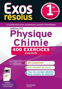 Physique-Chimie 1re Exos résolus - La Baume Frédérique de - Blat Stéphane - Martelett