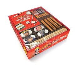 Soirée sushis Naruto. Coffret avec 4 paires de baguettes, 4 repose-baguettes, 1 natte en bambou et 1 - Cosson Audrey - Dubois Pauline - Lebrun Delphine -