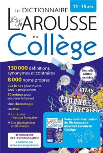 Dictionnaire Larousse du collège bimédia. Avec 1 carte d'activation du Dictionnaire Internet Larouss - Girac-Marinier Carine