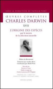 OEUVRES COMPLETES T17. L'ORIGINE DES ESPECES - DARWIN CHARLES