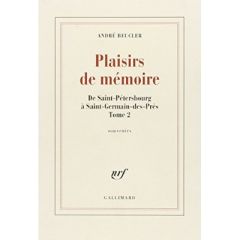 Plaisirs de mémoire - Beucler André