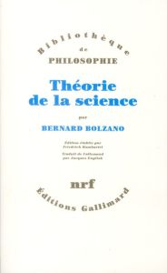 Théorie de la science - Bolzano Bernard - English Jacques