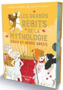 Dieux et héros grecs. Coffret en 3 volumes : Dieux & déesses de la mythologie grecque %3B Héroïnes & h - Rachmuhl Françoise - Gastaut Charlotte