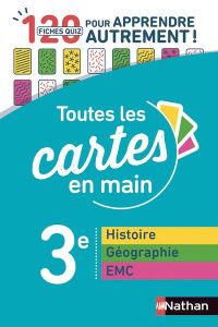 Histoire-géographie Enseignement moral et civique 3e. 120 fiches quizz pour apprendre autrement, Edi - Saulze Marie-Pierre