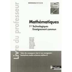 TechMaths 1re voie technologique. Livre du professeur, Edition 2019 - Gilbert Laurent - Krzewina Nicolas