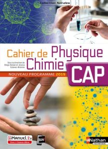 Cahier de Physique Chimie CAP. Edition 2019 - Dorian Diego - Estevez-Brienne Jessica