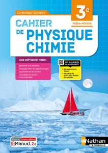 Cahier de physique chimie 3e Prépa-métiers. Edition 2022 - Estevez-Brienne Jessica - Voelckel Bertille