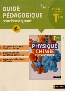 Physique-Chimie Tle. Guide pédagogique pour l'enseignant, Edition 2020 - Bernard Lionel - Coppens Nicolas - Prévost Valéry