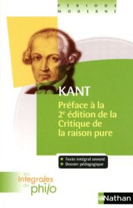 Préface à la 2e édition de la Critique de la raison pure - Kant Emmanuel - Deschamps Jacques - Philonenko Ale