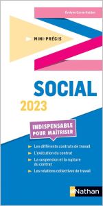 Social. Edition 2023 - Cornu-Gaidan Evelyne