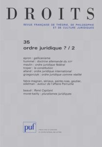 Droits N° 37 : Michel Troper - Raynaud Philippe - Leben Charles - Jouanjan Olivie