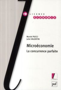 Microéconomie. La concurrence parfaite - Pucci Muriel - Valentin Julie