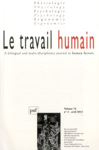 Le travail humain Volume 76, N° 2 - Hoc Jean-Michel