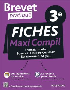 Fiches Maxi Compil 3e. Français, Maths, Sciences, Histoire-Géo-EMC, Epreuve orale, Anglais, Edition - Coly Sylvie - Renouf Stéphane - Daboval Nadine - M