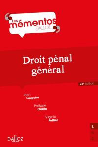 Droit pénal général. Edition 2022 - Peltier Virginie - Conte Philippe - Larguier Jean